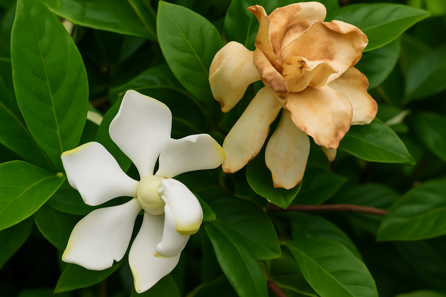 クチナシの花